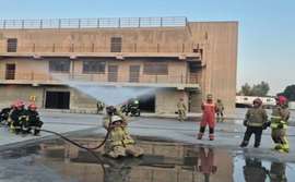 آتش‌نشانان لار با آموزش تخصصی در پایتخت آماده‌تر شدند